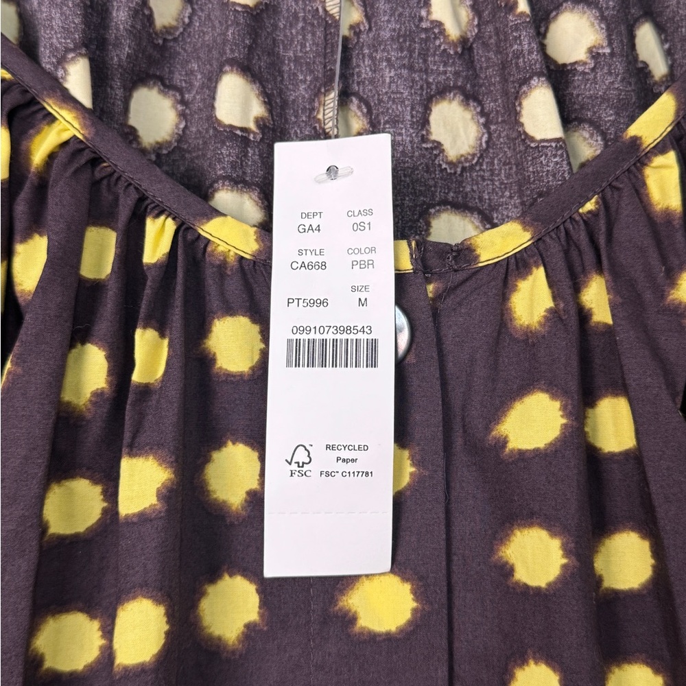 NWT J. Crew Button-up Midi‎ Dress in Dot Cotton Poplin Size Medium Polka Dot - Picture 14 of 16